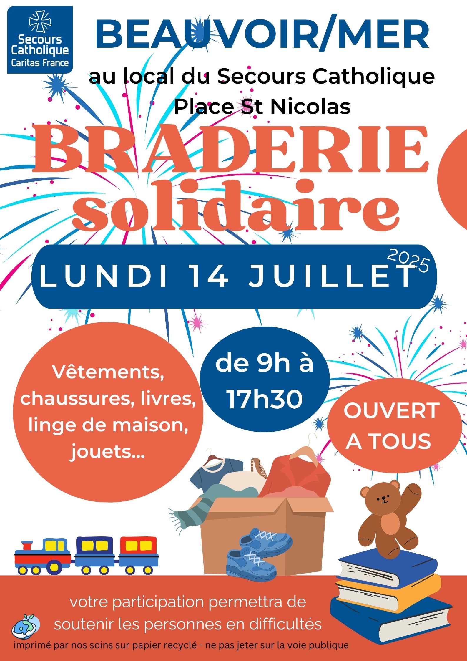 Ouverture exceptionnelle le 14 juillet 2025