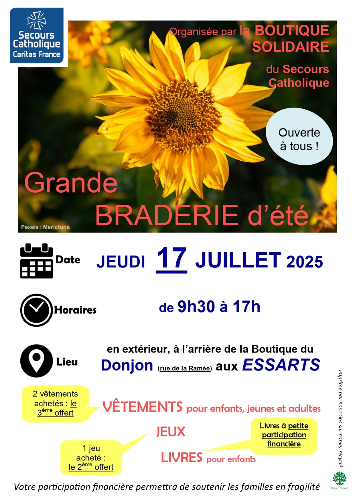 Le 17 juillet de 9h30 à 17h